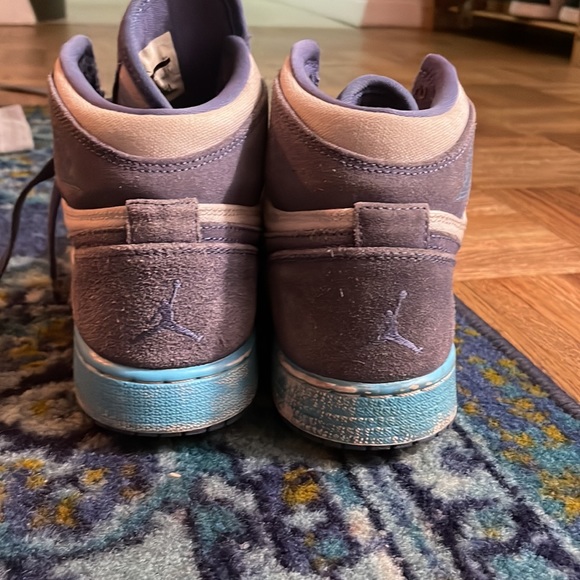 Air Jordan 1 high in purple and blue - Picture 5 of 10